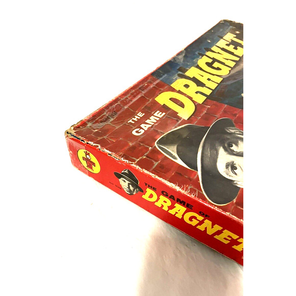 VTG The Game of Dragnet TV Series Jack Webb Board Game Transogram - Picture 4 of 13